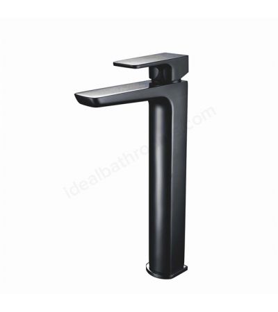 Harper & Brooke Morley Electroplated Tall Mono Mixer-Black
