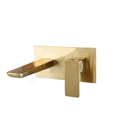 Harper & Brooke Morley PVD Coated Wall Hung FillerBr Brass