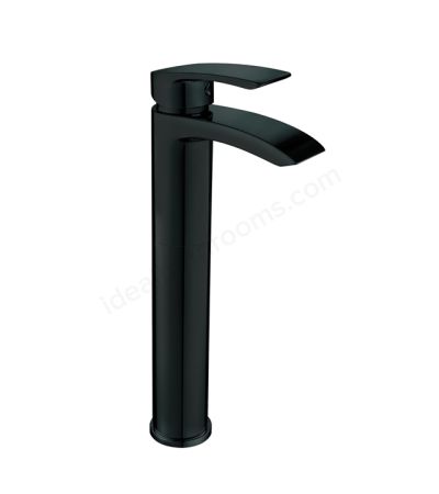 Harper & Brooke Tudor Electroplated Tall Mono Mixer-Black