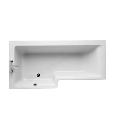 Ideal Standard Concept 1700mm Square Shower Bath Right Handed 0 Tap Holes White