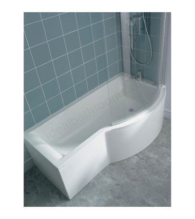 Ideal Standard Concept 1700mm Shower Bath Right Handed 0 Tap Holes White