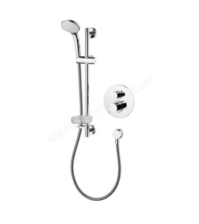 Ideal Standard CONCEPT Easybox Slim Built-in Thermostatic Shower Mixer Pack Round Chrome