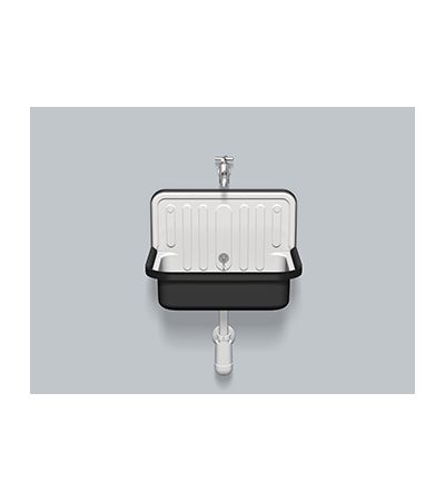 Alape Washstand Basin AG STHALFORM510U Matt Black