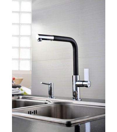 Auriga S/Lever Pull Out Chrome/Black