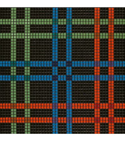 Bisazza Decorations 'Kilt Black' Detail