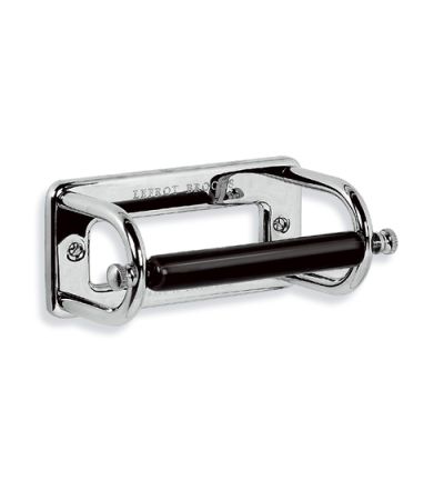 Lefroy Brooks BK 4500 Black Paper Holder with Ceramic Bar