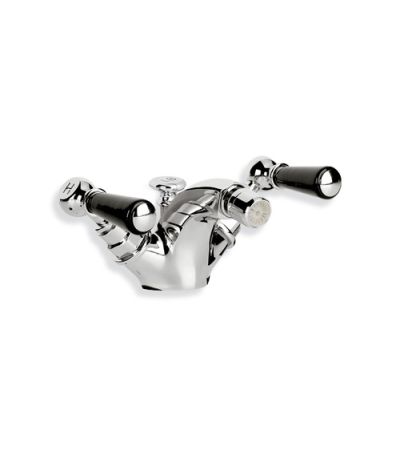 Lefroy Brooks BL 1195 Classic Bidet Monobloc with Black Levers and Pop-up Waste