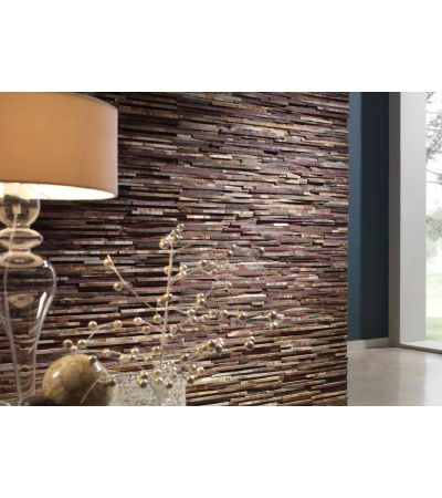 Recycled Wine Barrel Wall Panels 'Cabernet' Detail