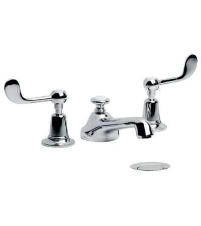 Lefroy Brooks CL 1220 Classic Connaught Lever Three Hole Basin Mixer with Pop-up Waste