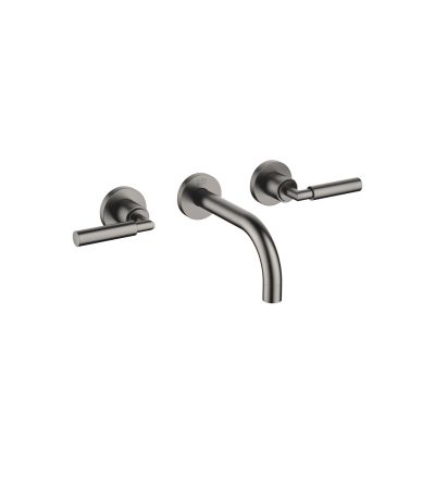 Dornbracht - TARA Wall-mounted basin mixer without pop-up waste - Brushed Dark Platinum
