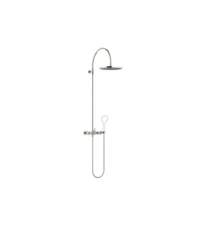 Dornbracht -TARA Showerpipe with shower mixer without hand shower 300 mm - Platinum Platinum