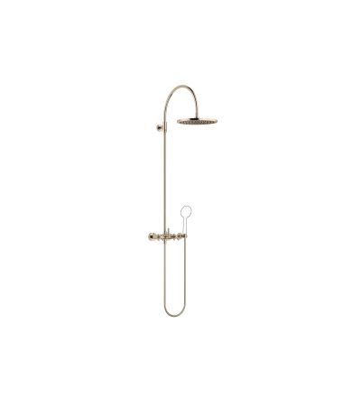 Dornbracht -TARA Showerpipe with shower mixer without hand shower 300 mm - Champagne (22kt Gold) Champagne (22kt Gold)