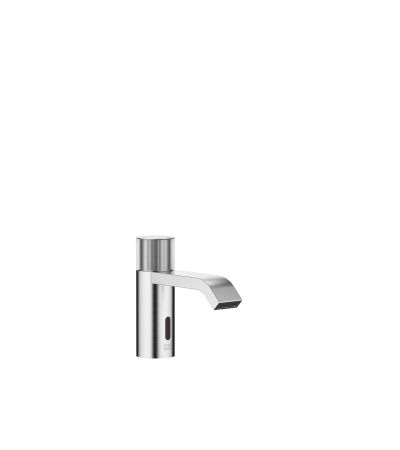 Dornbracht -IMO Washstand fitting with electronic opening and closing function without pop-up waste - Brushed Chrome Brushed Chrome