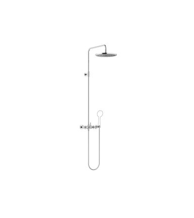 Dornbracht -TARA Showerpipe without hand shower 300 mm - Chrome Chrome