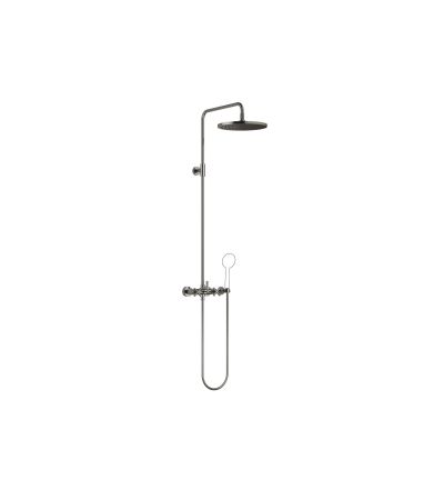 Dornbracht -TARA Showerpipe without hand shower 300 mm - Dark Chrome Dark Chrome