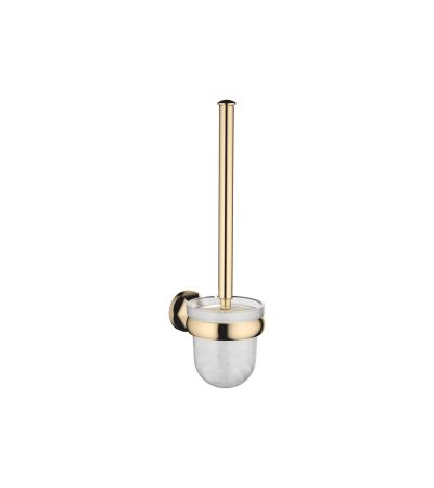 Dornbracht -MADISON Toilet brush set wall model - Durabrass (23kt Gold) Durabrass (23kt Gold)