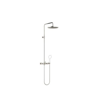 Dornbracht -TARA Showerpipe without hand shower 300 mm - Brushed Platinum Brushed Platinum