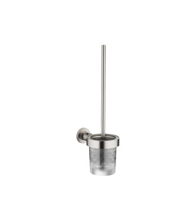 Dornbracht -TARA Toilet brush set wall model - Brushed Platinum Brushed Platinum