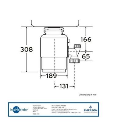 Insinkerator - ISE46 including Air Switch (80367H)