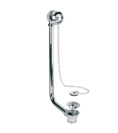 Lefroy Brooks LB 1382 Lefroy Brooks Exposed Bath Waste with Brass Overflow Pipe 