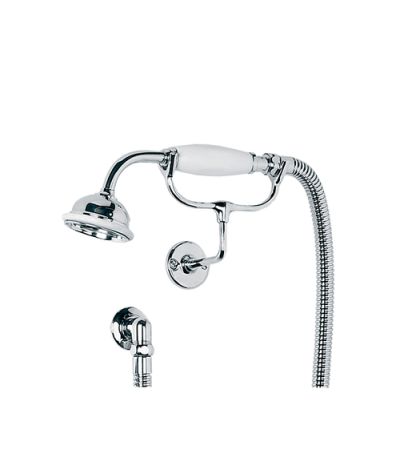 Lefroy Brooks LB 1760 Classic Handset, Cradle, Wall Outlet and Wide Bore Hose