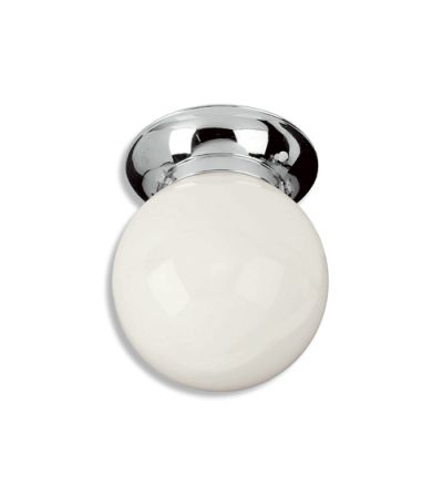 Lefroy Brooks LB 4002 Classic Ceiling Light ith 6" Opal Globe 