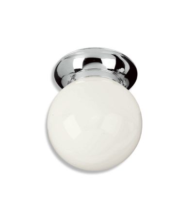 Lefroy Brooks LB 4003 Classic Ceiling Light with 8" Opal Globe