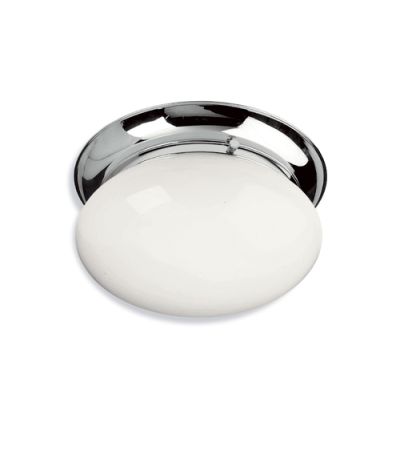 Lefroy Brooks LB 4004 Classic Ceiling Light with 10" Oval Opal Globe