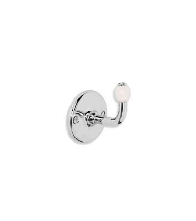 Lefroy Brooks LB 4512 Classic Single Robe Hook with Ceramic Acorn