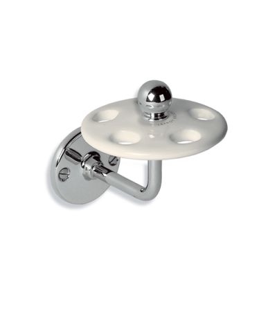 Lefroy Brooks LB 4953 Classic Wall Mounted Ceramic Toothbrush Holder