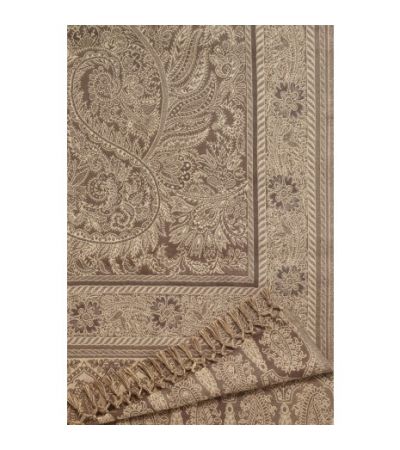 Nobilis 'Plaid Des Kashmir Taupe' Throw