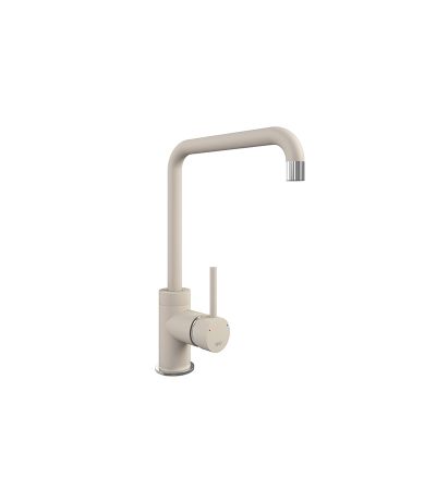 1810  Purquartz Cascata Chrome Square Spout Kitchen Tap