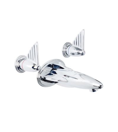 Lefroy Brooks RL 1172 Belle Aire Three Hole Wall Mounted Bath Filler