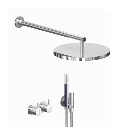 Vola 2441T8-061 Bath Mixer with Shower Head and Hand Shower