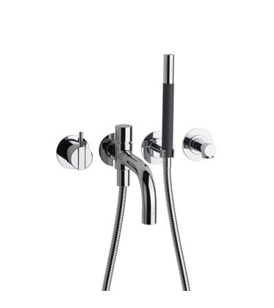 Vola 2141DT8T3 Bath Mixer Tap Set