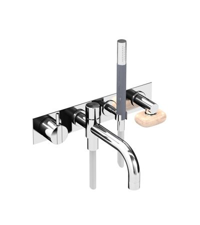Vola 2144DT8T3 Bath Mixer Tap Set