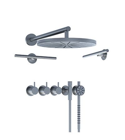 Vola COMBI-17S 1/2" Thermostatic Shower Mixer