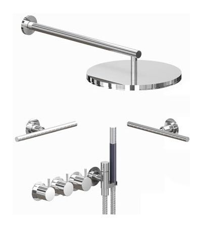 Vola COMBI-17 1/2" Thermostatic Shower Mixer
