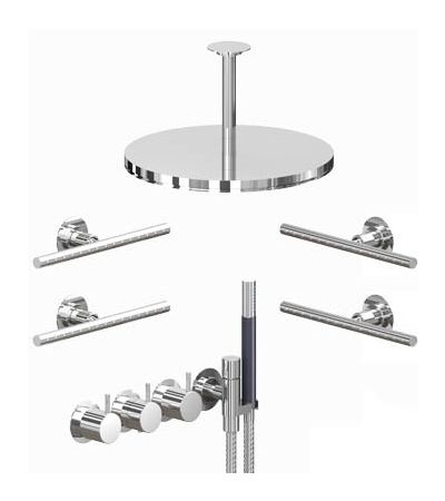 Vola COMBI-18 1/2" Thermostatic Shower Mixer