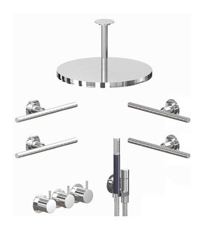 Vola COMBI-21 1/2" Thermostatic Shower Mixer