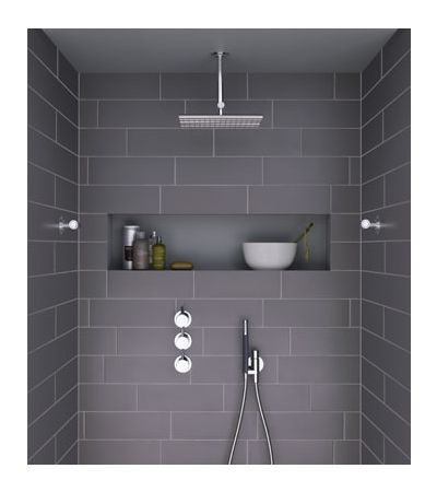 Vola COMBI-9 1/2" Thermostatic Shower Mixer