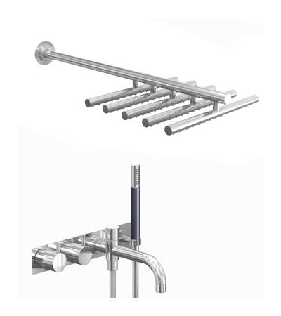 Vola 2441DT8-051 Bath Mixer Set