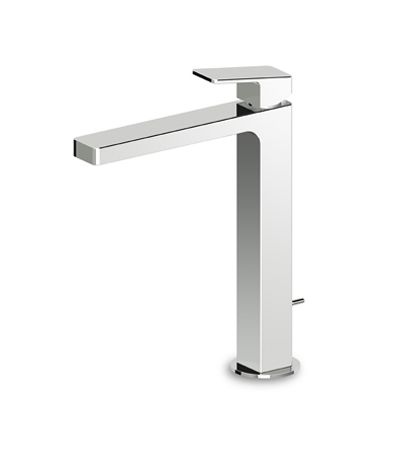 Zucchetti Jingle Tall Basin Mixer ZIN691 with Pop-up waste