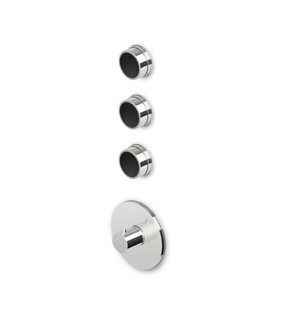 Zucchetti SAVOY 3 Valve Shower Mixer ZSA098 (Embossed Flange)