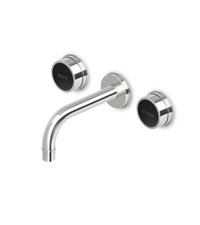 Zucchetti SAVOY 3 Hole Basin Mixer ZSA671 (Embossed Flange)